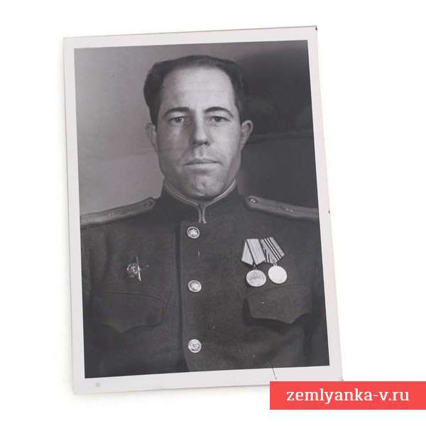 Фотография майора артиллерии, 1940-е гг