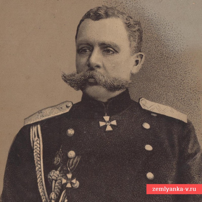 Открытка с портретом генерала П.К. Ранненкампфа, 1904 г.