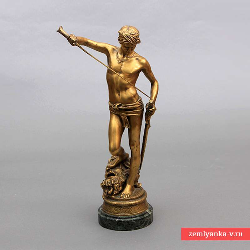 Скульптура А. Мерсье «Давид после битвы»