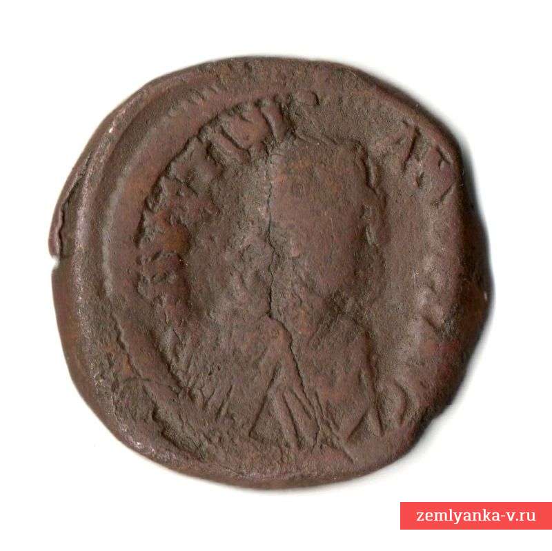 Монета византийская, Анастасий I, крупный номинал