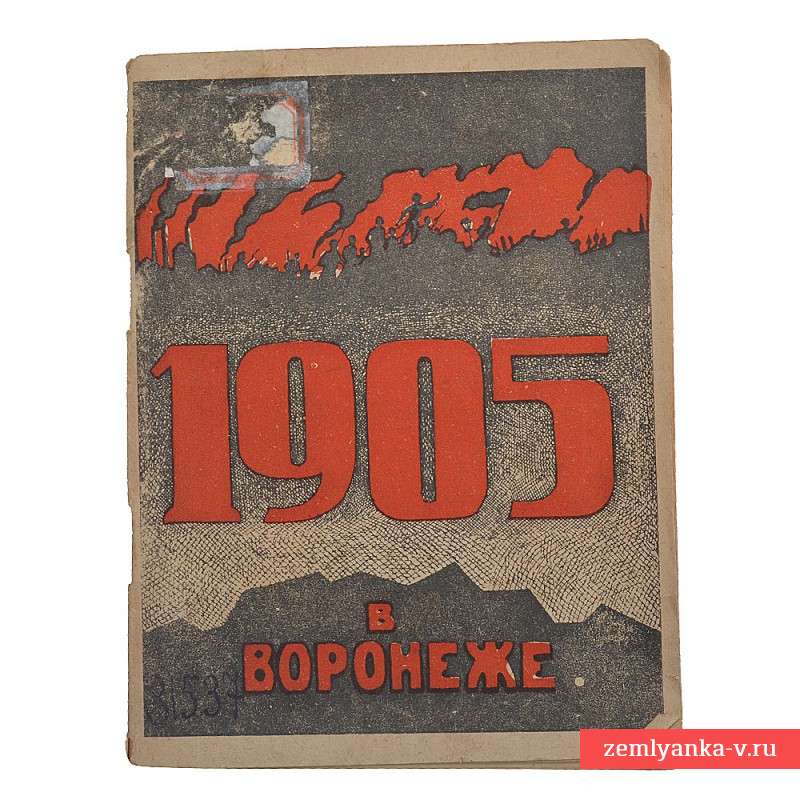 Книга «1905 год в Воронеже: страницы жуткой были», 1925 г.