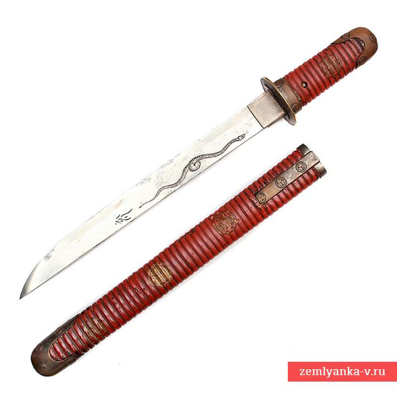 Короткий японский боевой нож, т.н. «танто»