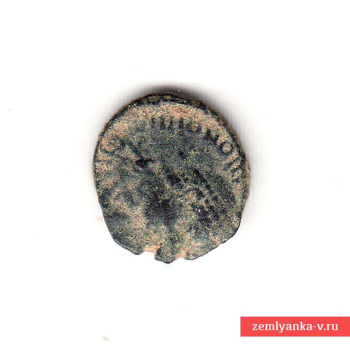 Монета римская медная, Гонорий