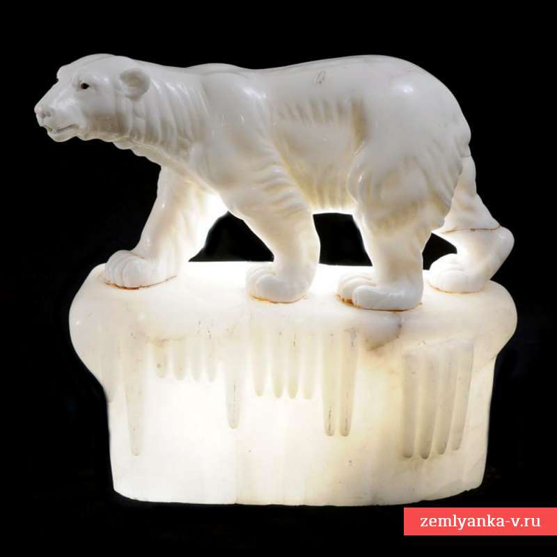 Лампа-ночник «Полярный медведь на льдине»