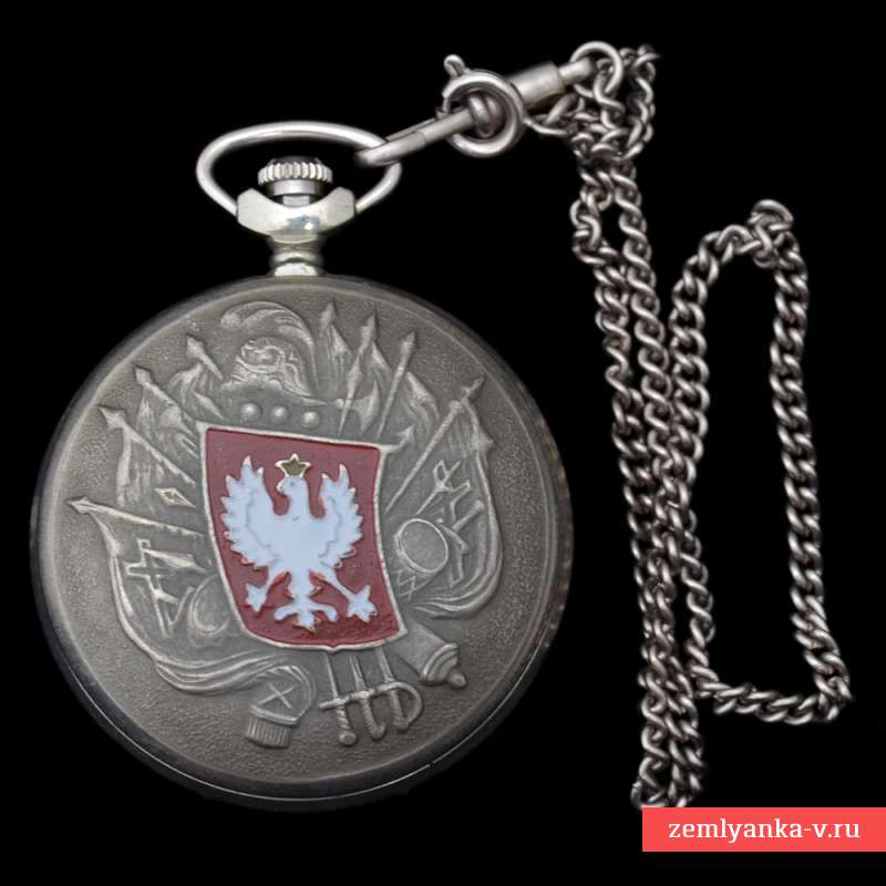 Часы из  серии «Гербы России: Польша», экспортный вариант