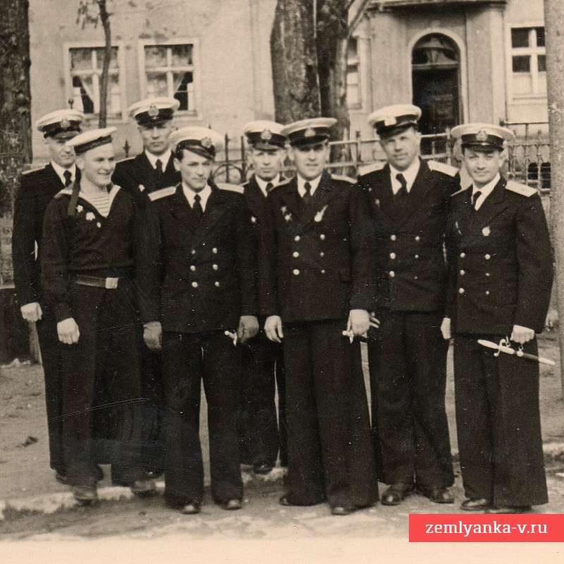 Фото офицеров ВМФ СССР с кортиком