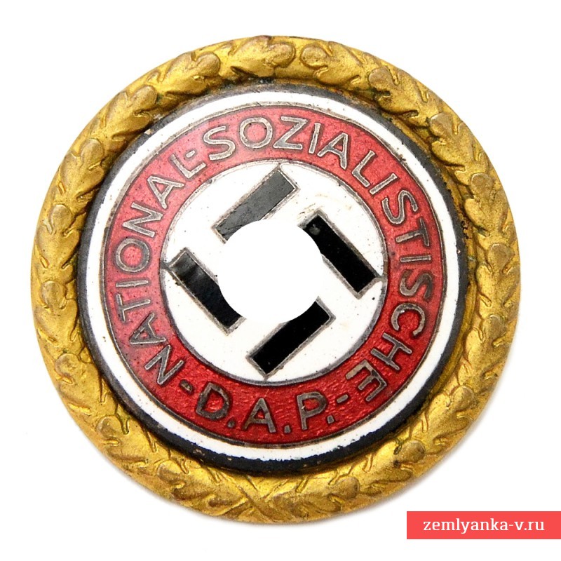 Золотой партийный знак NSDAP №3246