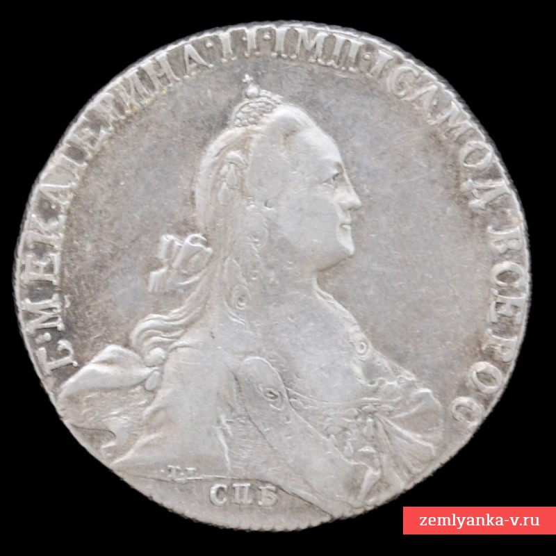 Монета 1 рубль 1772 года