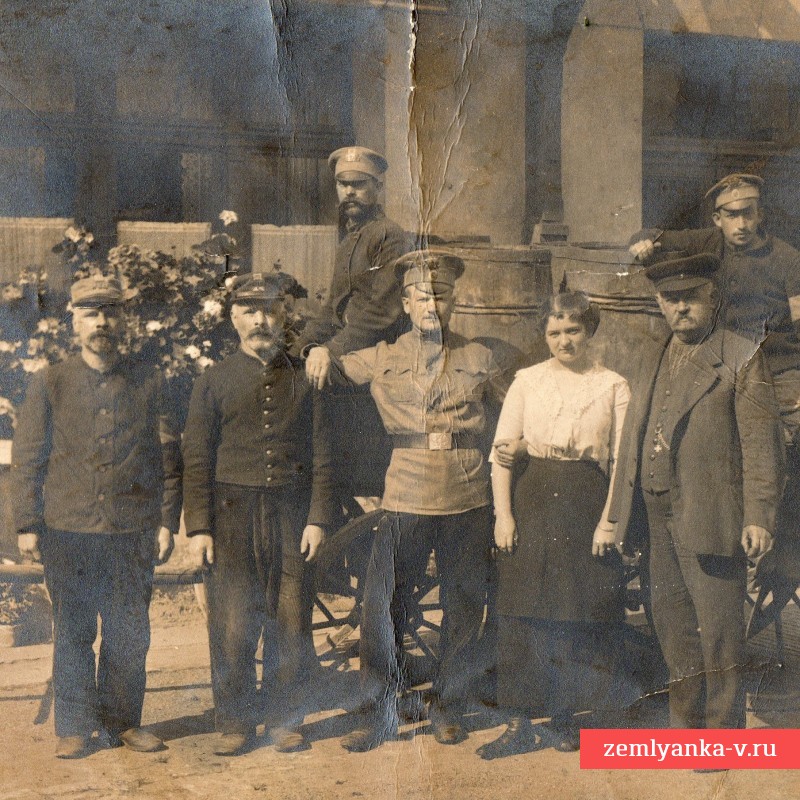 Фото русских военнопленных в германском плену, 1915 – 1917 гг.
