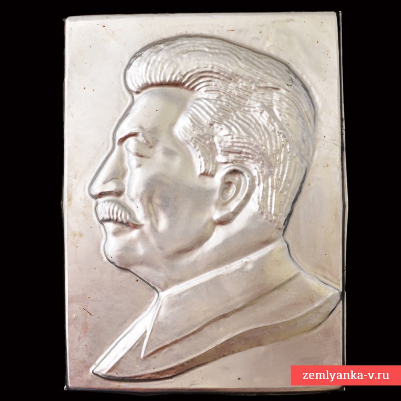 Накладка на плакетку с профилем И.В. Сталина
