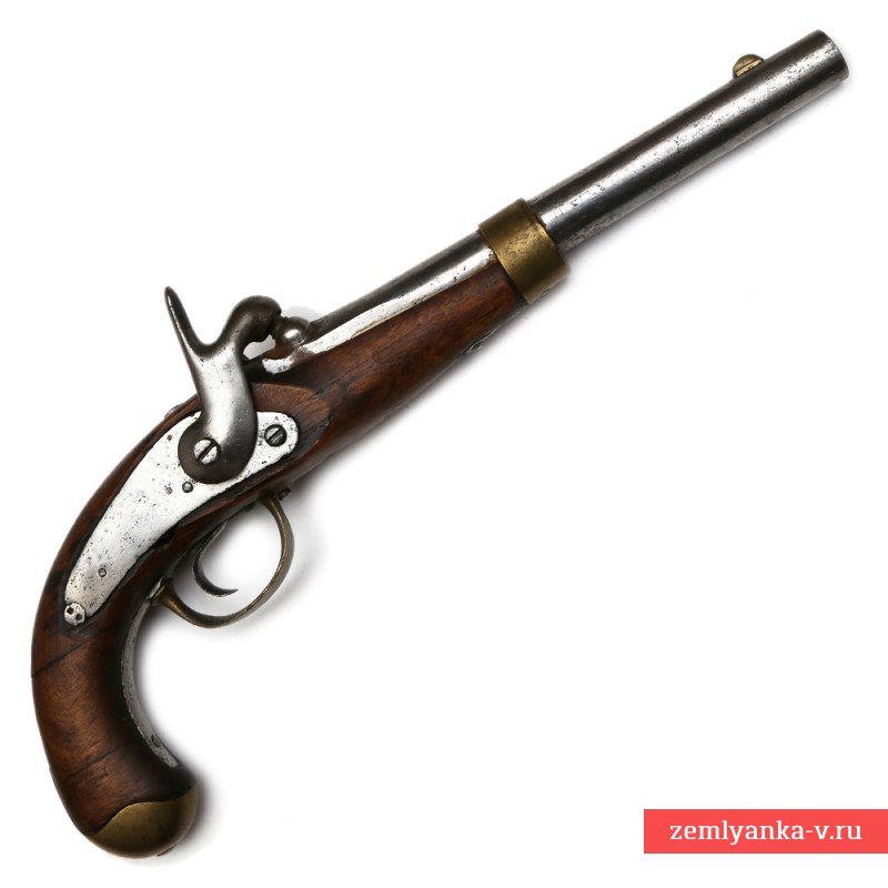 Русский солдатский капсюльный пистолет образца 1848 года