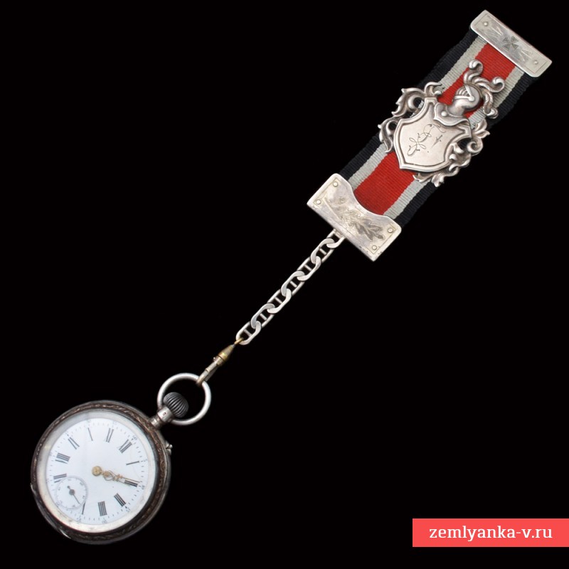 Карманные часы «Teutonia» c шатленом
