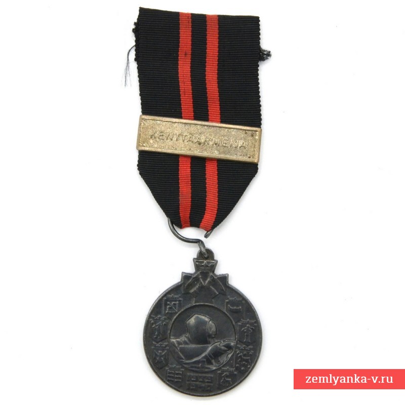 Финская медаль за войну 1939-1940 гг, с планкой «Kenttaarmeija» 