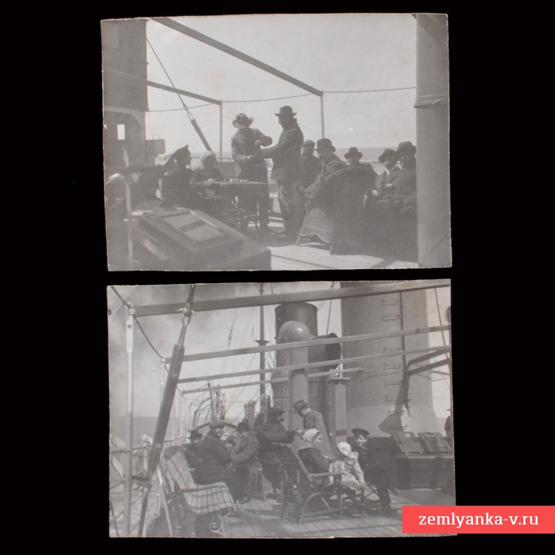 Фото русских туристов на пути в Японию, начало 1910-х гг.
