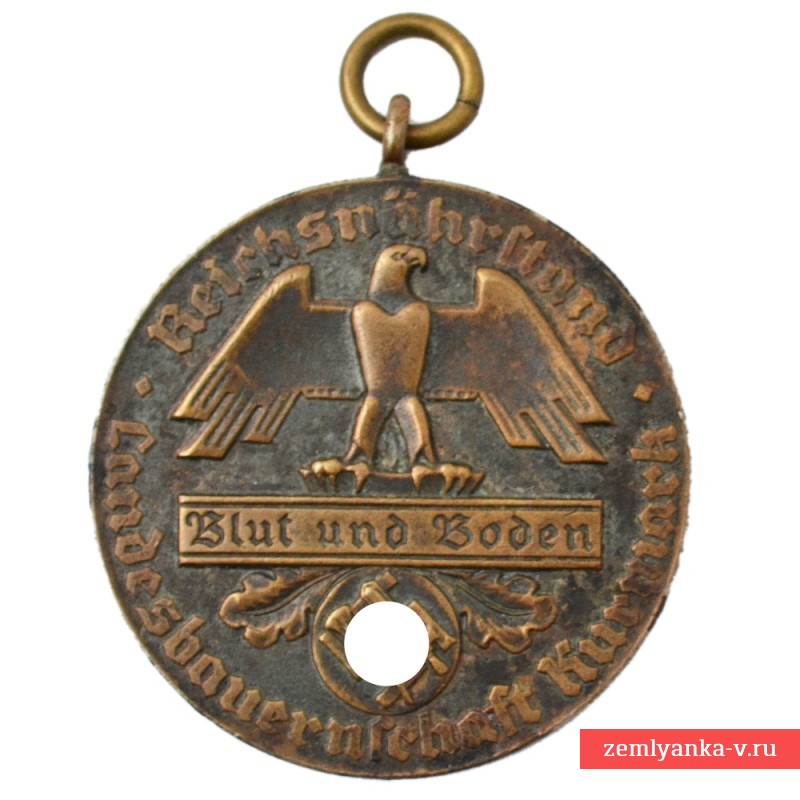 Медаль за заслуги в организации  «Blut und Boden» провинции Курмарк "в бронзе"