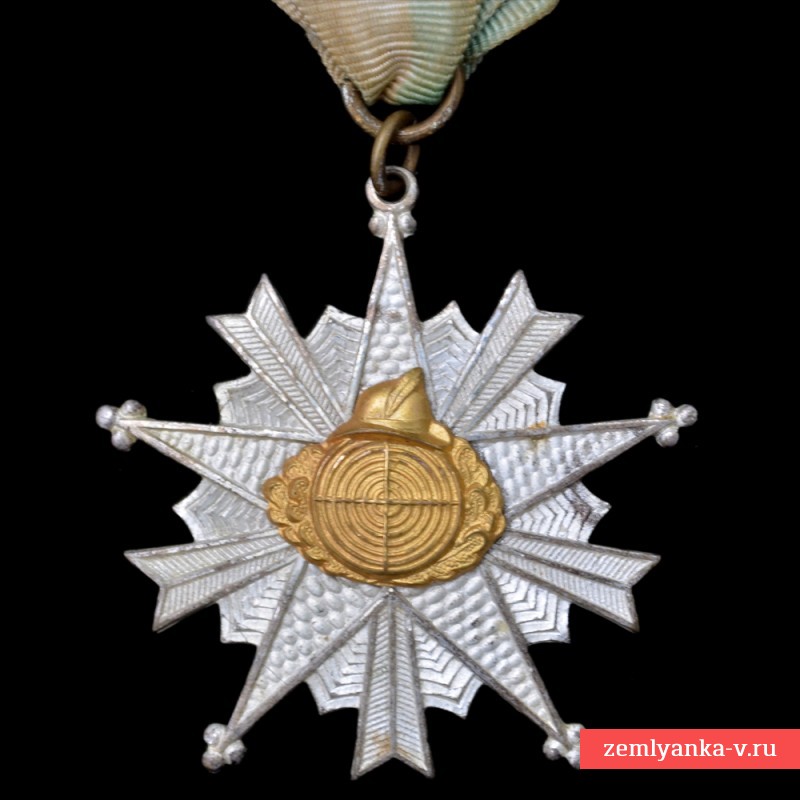 Медаль одного из немецких стрелковых союзов за стрельбы 1934-35 гг
