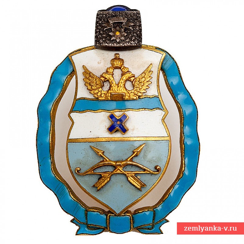 Офицерский знак Оренбургского казачьего войска, вариант без даты