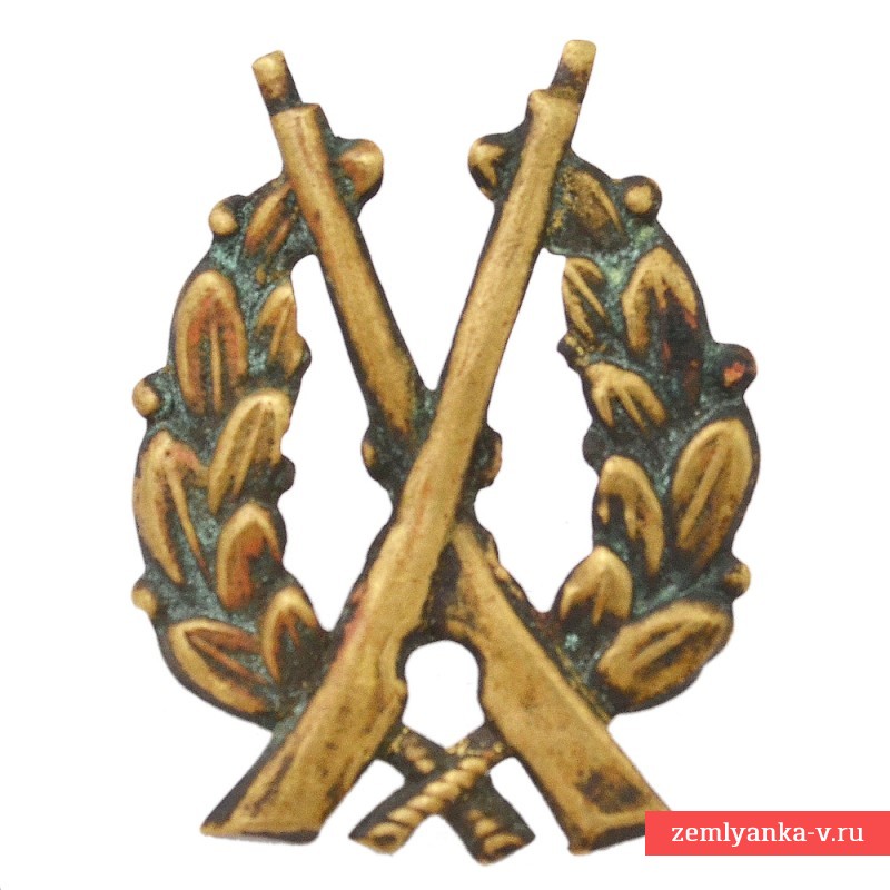 Эмблема польская пехотная погонная периода 1920-х гг