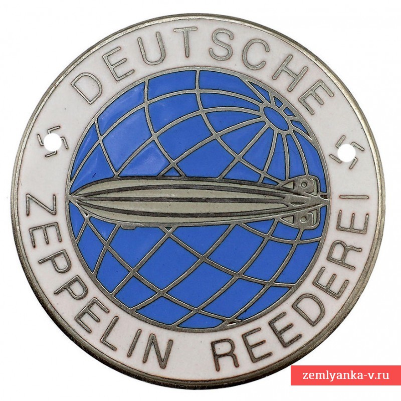 Копия знака служащего Deutsche Zeppelin-Reederei (DZR)