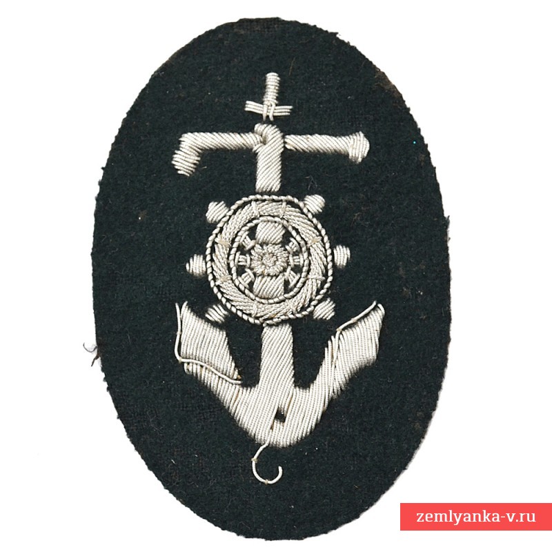 Нарукавная нашивка (спецзнак) штурмовых лодок на парадную форму