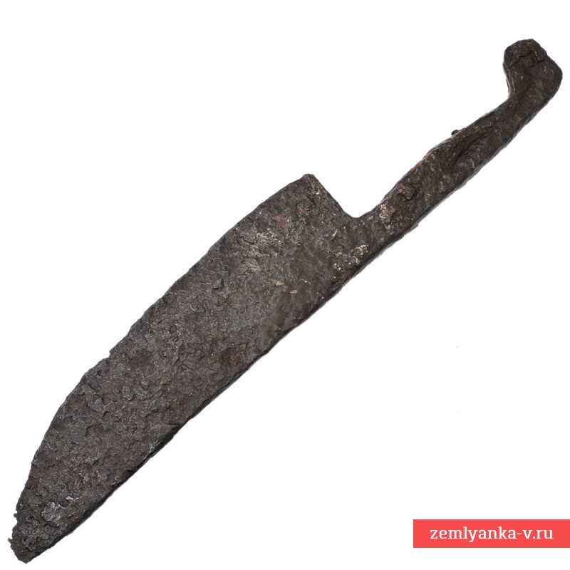 Нож средневековый бытовой, изготовленный из косы