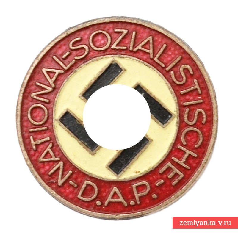 Партийный знак NSDAP, вариант в стали