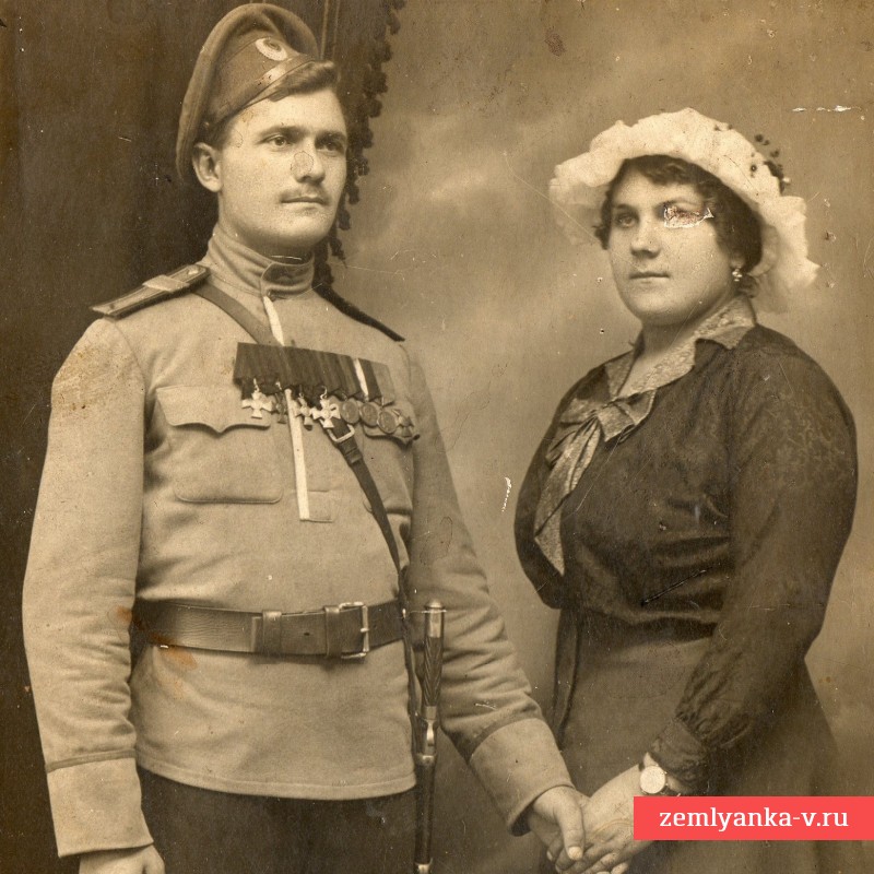 Фото полного георгиевского кавалера - подпрапорщика Л-ГВ Павловского полка