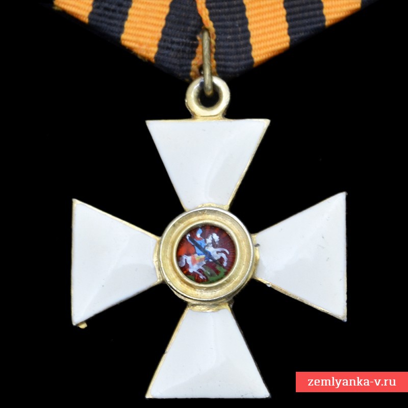 Офицерский георгиевский крест 3 степени на колодке, копия