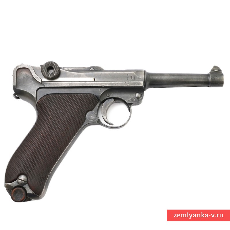 ММГ пистолета системы Люгера Р08, т.н. «Парабеллум», 1912 г.
