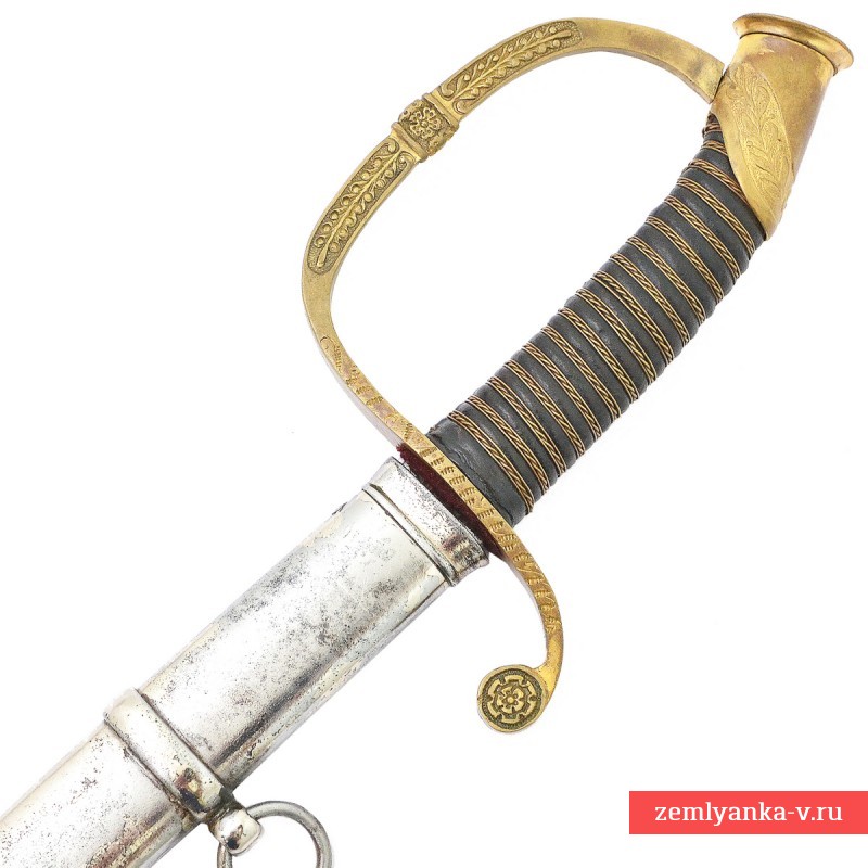 Сабля пехотная офицерская образца 1865 года, Аннинское оружие «За Храбрость»