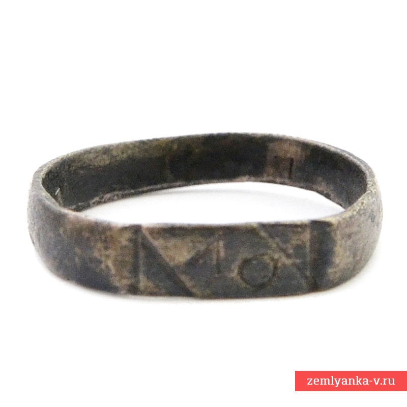 Серебряное кольцо немецкого пехотинца