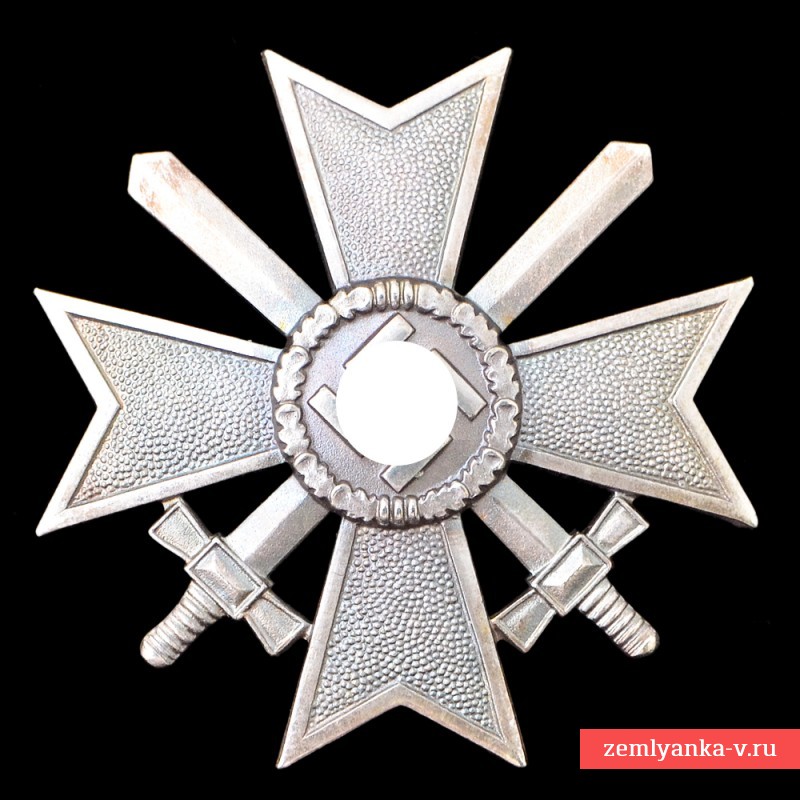 Крест военных заслуг 1 класса с мечами (КВК1) образца 1939 года, клеймо «65»