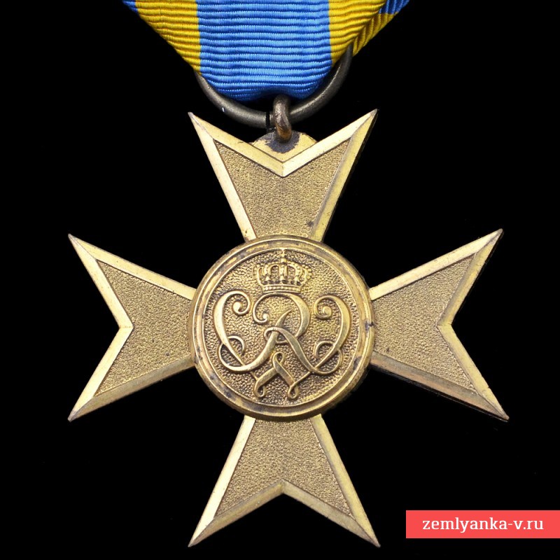 Прусский крест заслуг, степень «в золоте»