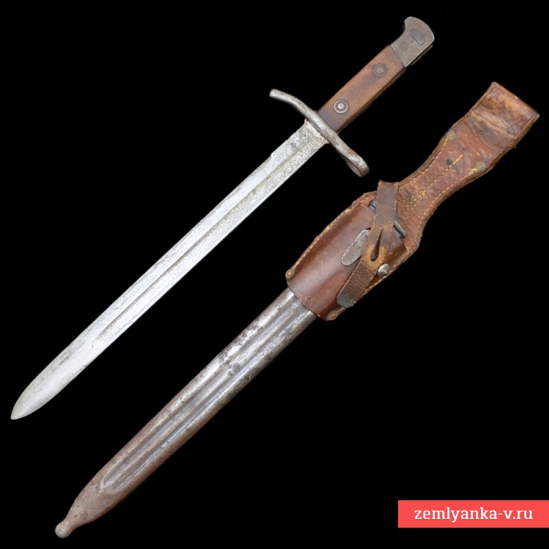 Штык-нож финский образца 1927 (1929) года к винтовке системы Мосина, № 42757 