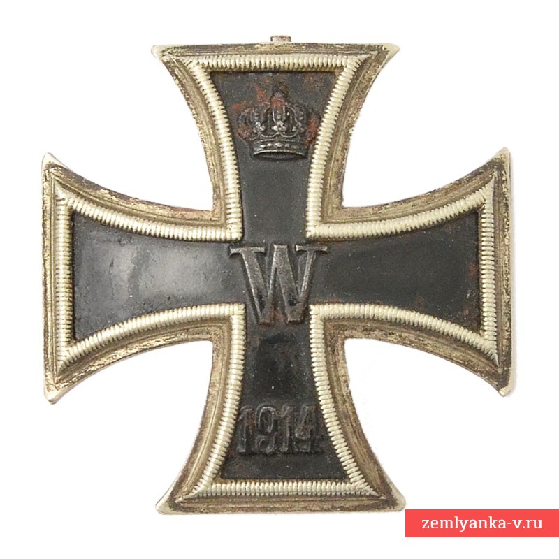 Железный крест 1 класса образца 1914 года. Клеймо: Paul Meybauer