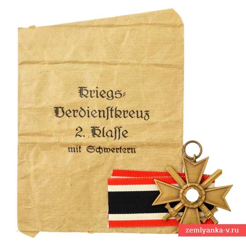 Крест военных заслуг 2 класса образца 1939 года в пакете, Rudolf Tham