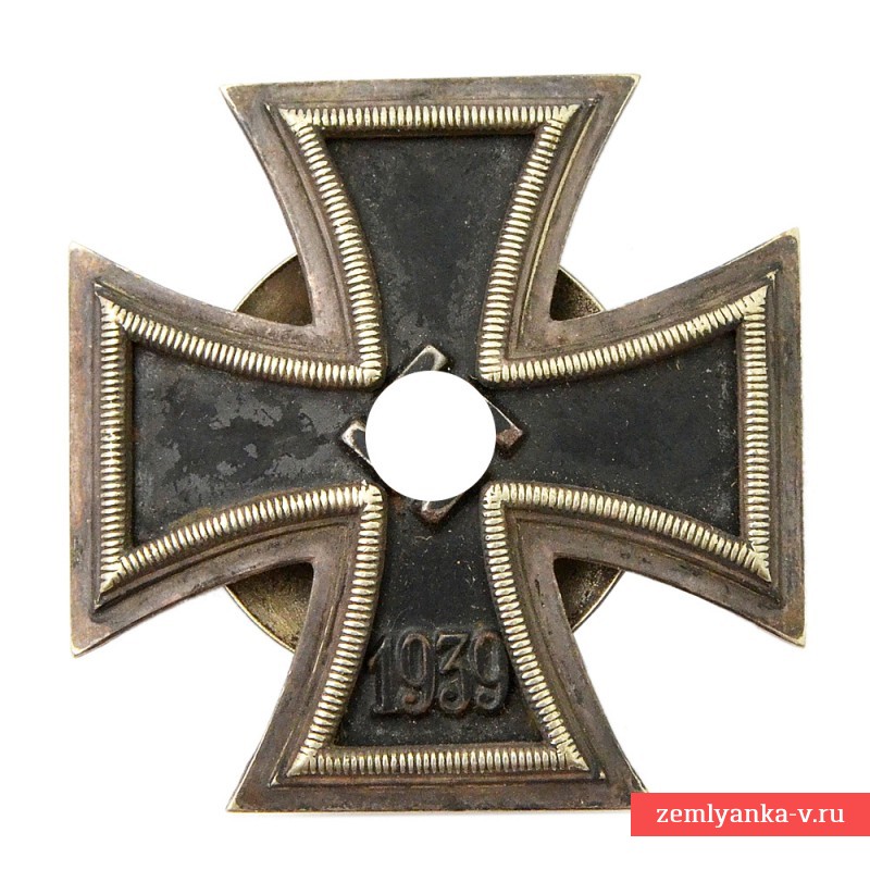 Железный крест 1 класса образца 1939 года на закрутке, клеймо L/18