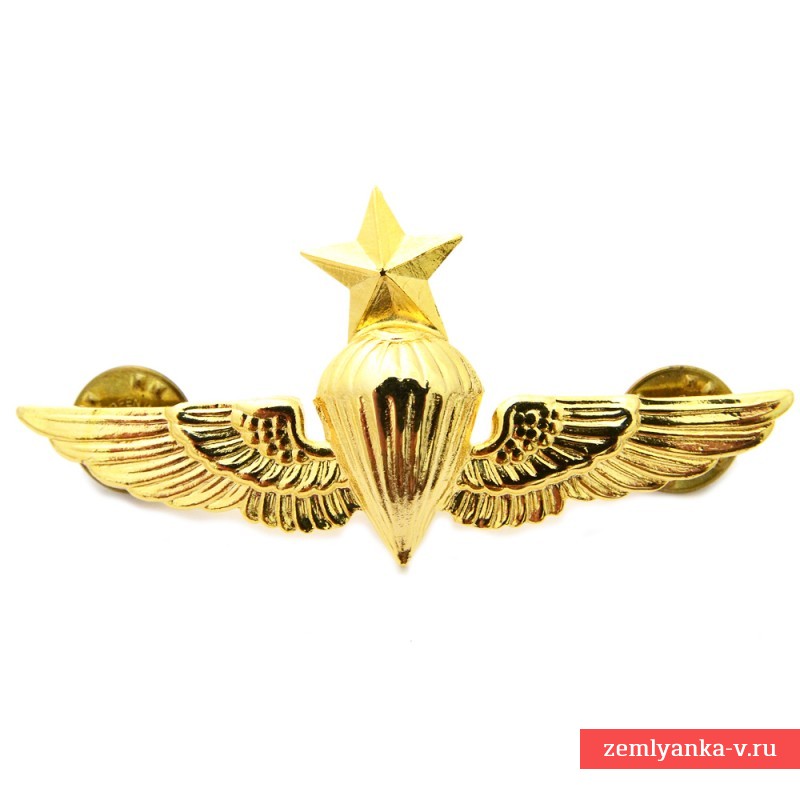 Знак мастера-парашютиста ВМФ и Корпуса морской пехоты США