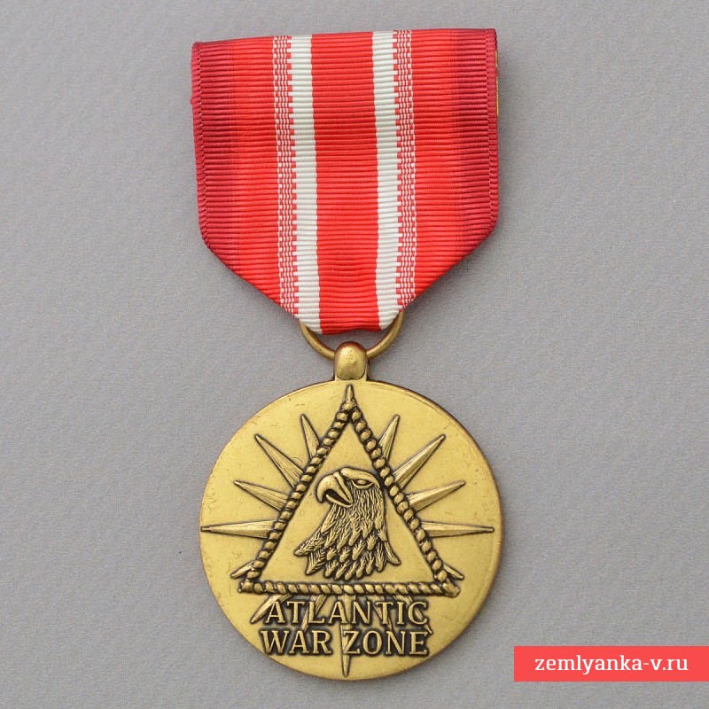 Медаль торгового флота США в атлантической зоне боевых действий, 1941-45 гг.