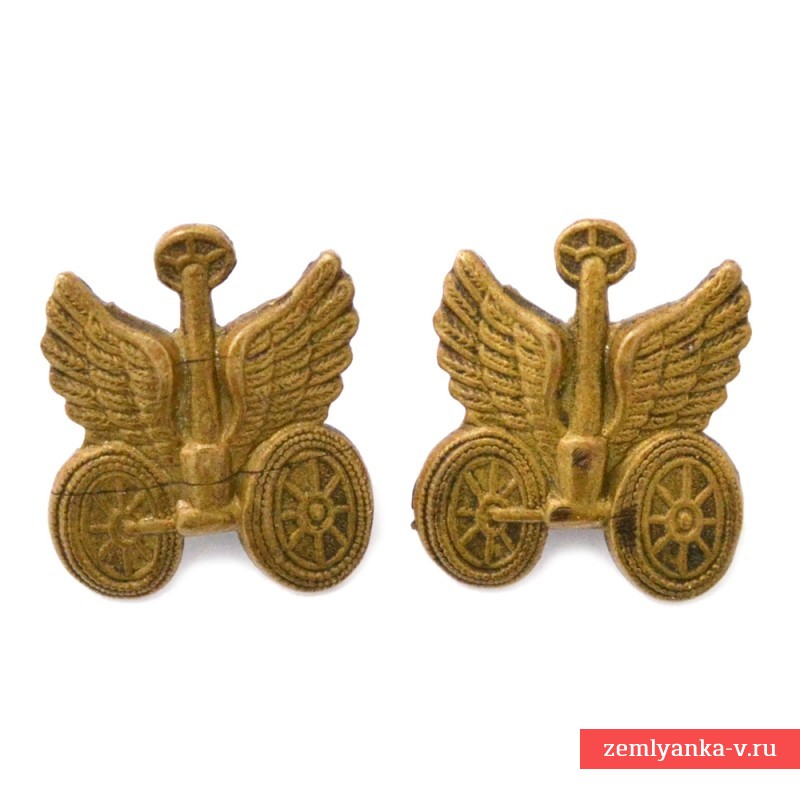 Пара петличных эмблем автомобильных войск РККА образца 1936 года