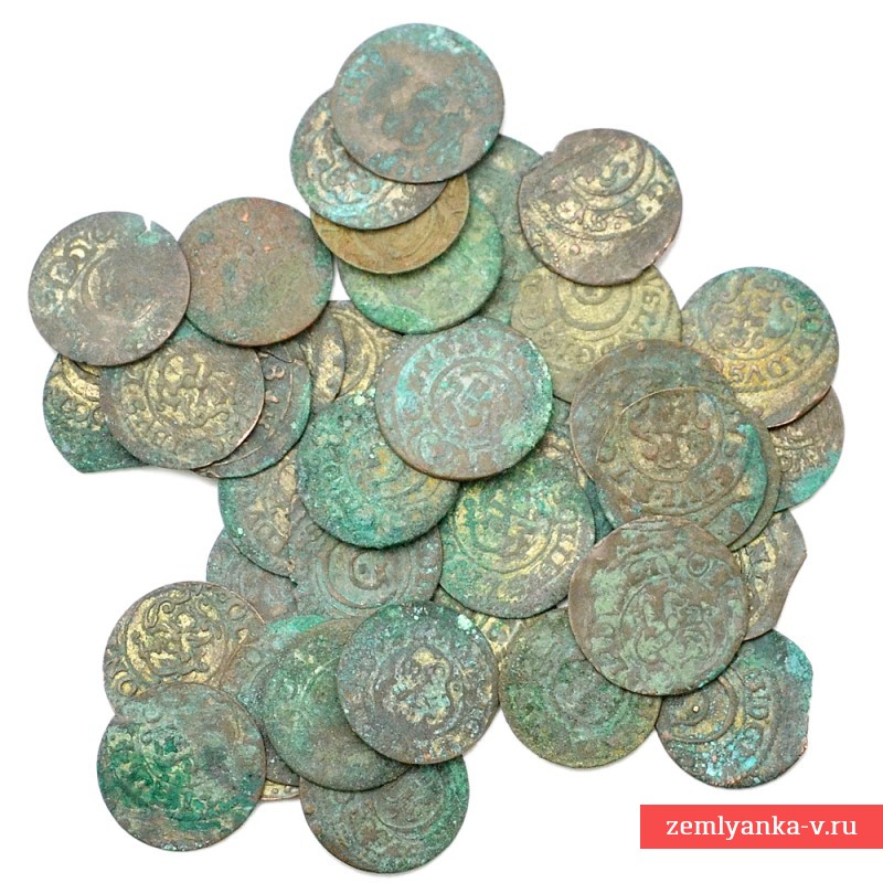 Лот кладовых монет – солидов, 1650-е гг