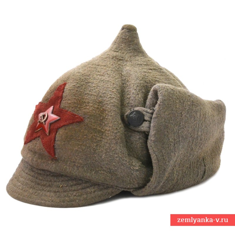 Зимний шлем (буденовка) рядового состава НКВД образца 1936 года