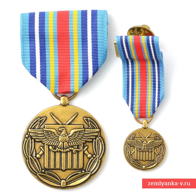 Экспедиционная медаль США глобальной войны с терроризмом, с миниатюрой