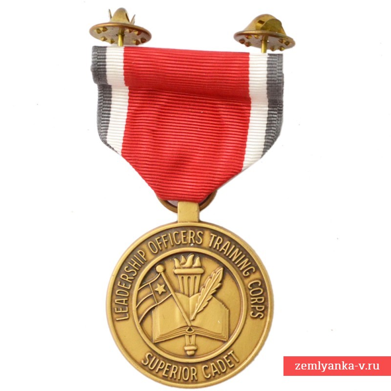 Медаль отличного кадета учебного корпуса для командного состава США, в бронзе