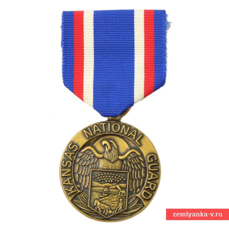 Медаль Национальной гвардии штата Канзас, За 15 лет выслуги