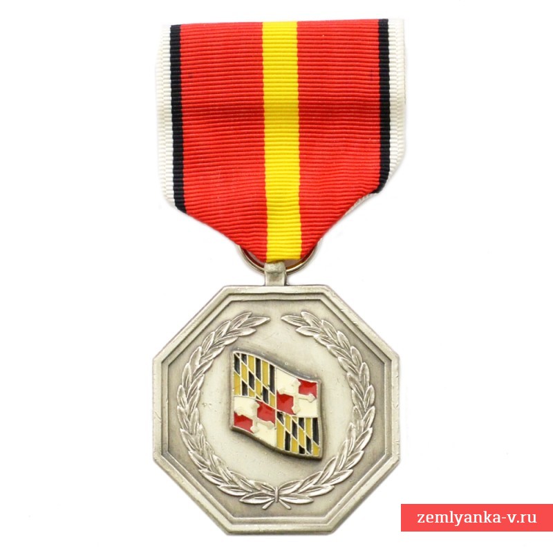Медаль за службу Национальной гвардии штата Мэриленд, США