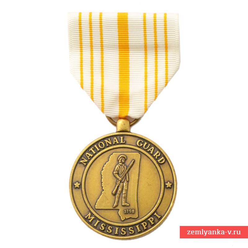 Медаль за вербовку в Национальную гвардию штата Миссисипи