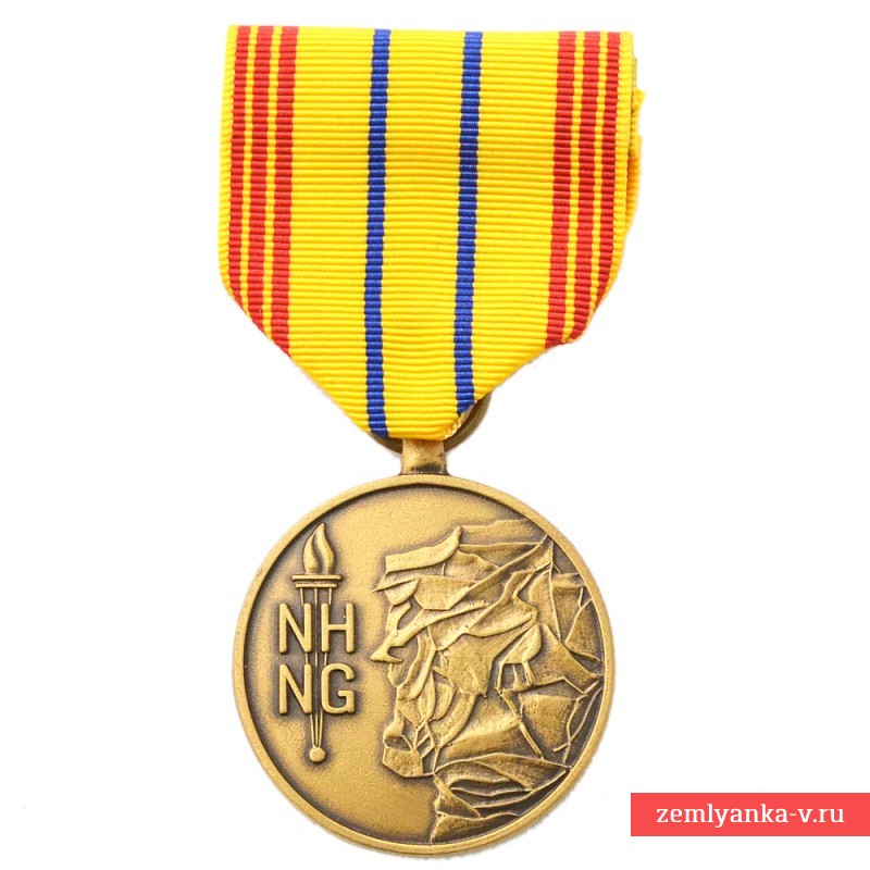 Почетная медаль Национальной гвардии штата Нью-Хэмпшир, США 