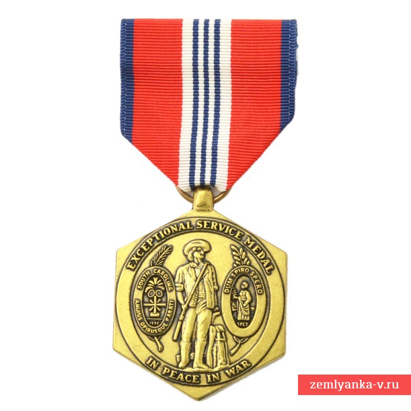 Медаль Национальной гвардии штата Ю. Каролина за исключительные заслуги