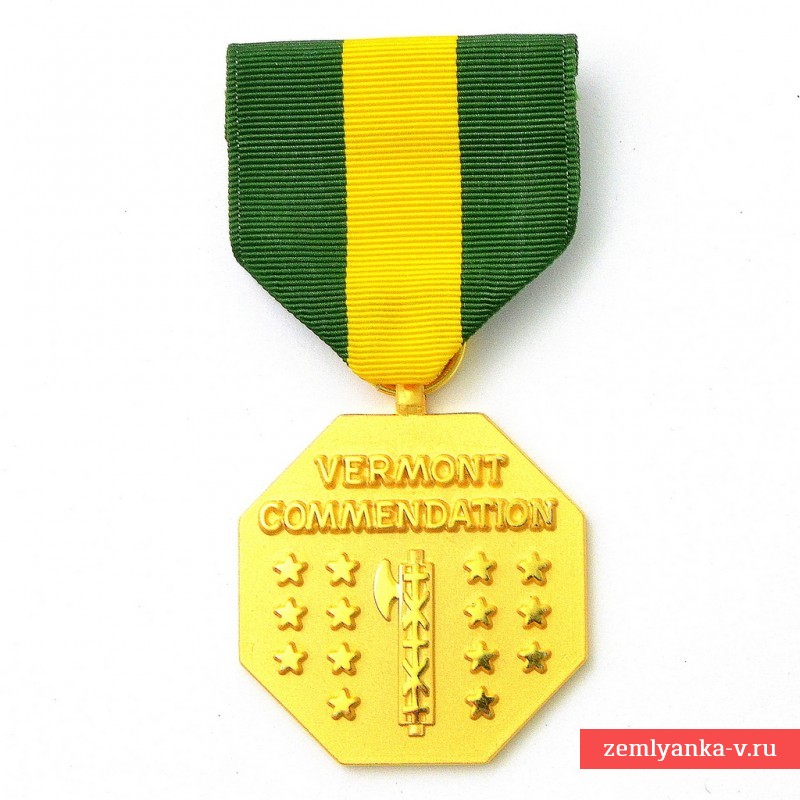 Почетная медаль Национальной гвардии штата Вермонт, США